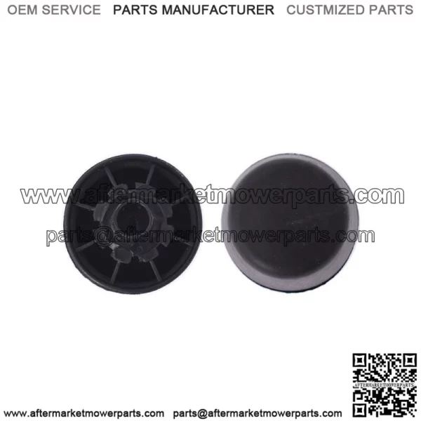 For 07-18 Jeep Wrangler JK Body Black Rubber Bumper Cushion Hood Stoppers 2pcs - Image 5
