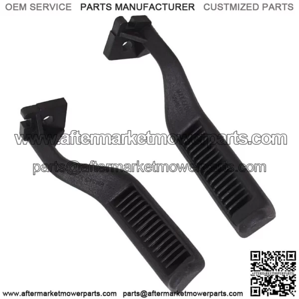Black Metal Inside Door Handles Set Pair LH RH For 87-1996 F150 F250 F350 - Image 3
