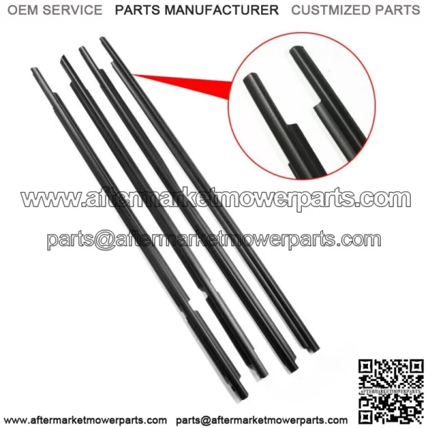 Car Weatherstrip Window Moulding Trim Seal Belt For 2003-2009 Lexus GX470 - Image 2