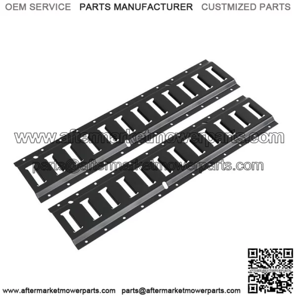 Black Track Tie Down Rail Kit 2' 2 Pack for Garages, Vans, Trailers - Image 4