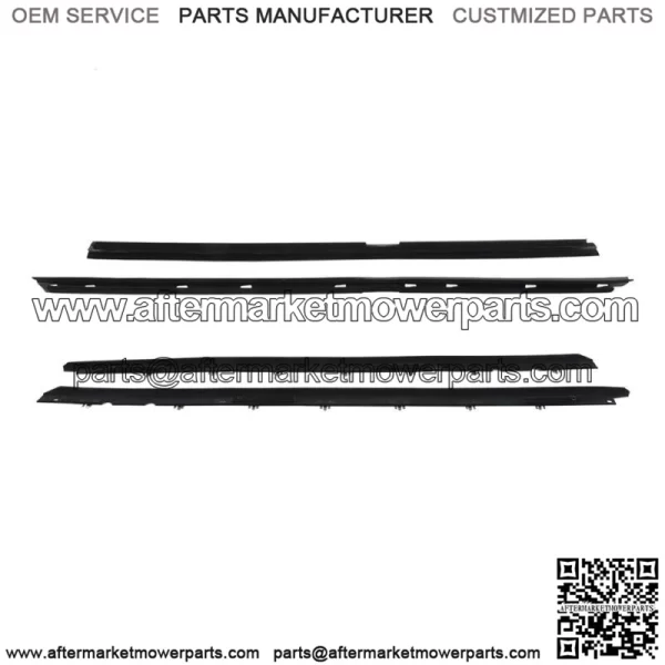 Window Sweep Weatherstrip Felt Seal Kit Set Of 4 For 1990-96 Chevy Corvette - Image 2