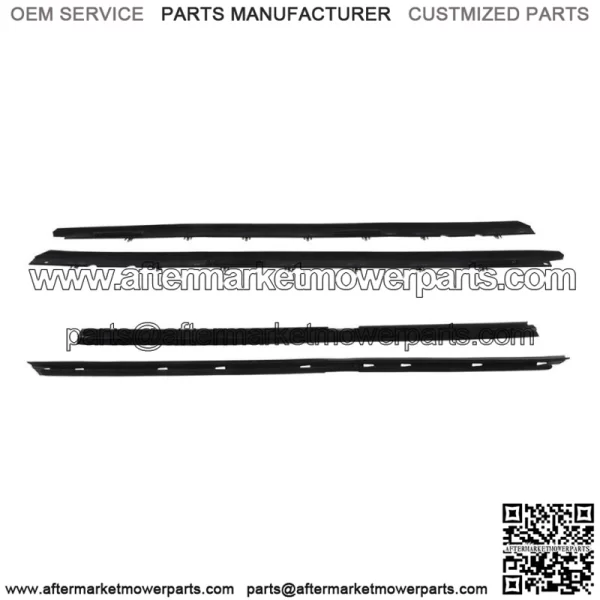 Window Sweep Weatherstrip Felt Seal Kit Set Of 4 For 1990-96 Chevy Corvette - Image 4