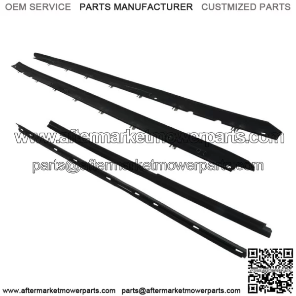 Window Sweep Weatherstrip Felt Seal Kit Set Of 4 For 1990-96 Chevy Corvette - Image 5