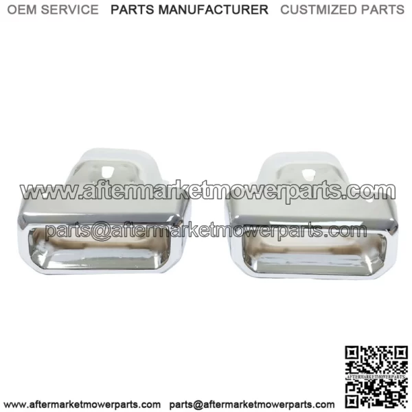 For 2019-2023 Chevrolet Silverado GMC Sierra 1500 Left&Right Side Exhaust Bezels - Image 3