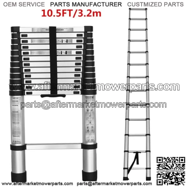 Ladder Step Extension Telescoping Lightweight Portable Folding Telescopic - Image 3