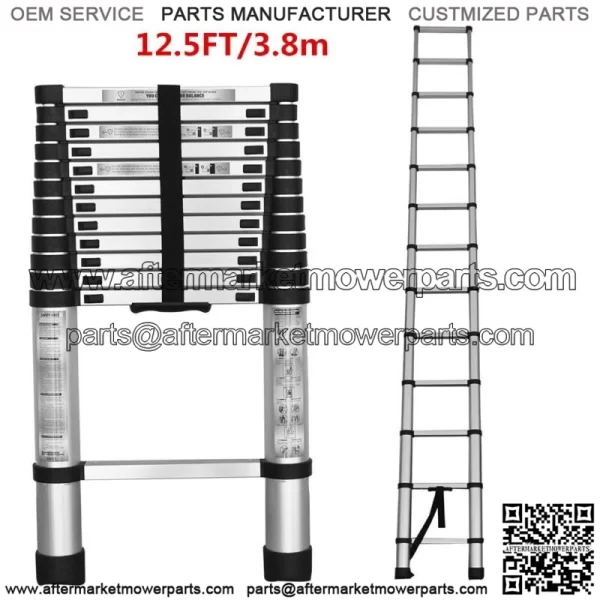 Ladder Step Extension Telescoping Lightweight Portable Folding Telescopic - Image 5