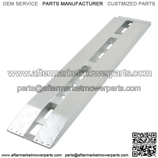 60'' x 12'' 1 Pair Aluminum Ramps 6500Lbs Car Trailer Truck Ramps Hook End - Image 4