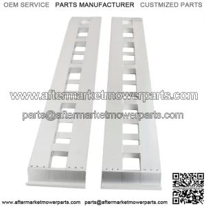 84"x14" Aluminum Ramps 6000Lbs Car Trailer Truck Hook End 1 Pair Ramps