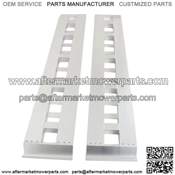84"x14" Aluminum Ramps 6000Lbs Car Trailer Truck Hook End 1 Pair Ramps