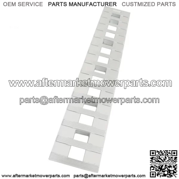 84"x14" Aluminum Ramps 6000Lbs Car Trailer Truck Hook End 1 Pair Ramps - Image 4