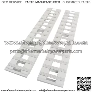 84" X 15" Aluminum 6000 LBS Truck Car Auto Trailer Ramps Hook end, knife foot 7'