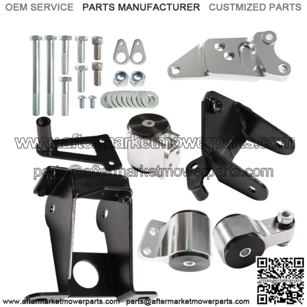 Aluminum Engine Motor Mount For 06-11 Honda Civic Acura CSX Si K20 K24 FA FG