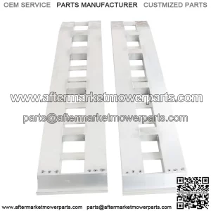 72" X 15" 6500 LBS ALUMINUM Hook Ramp CAR TRUCK TRAILER auto hauler TRACTOR Pair