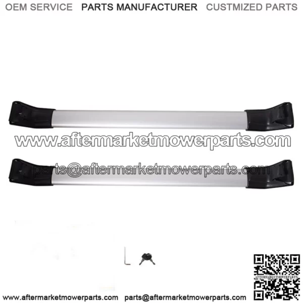 Aluminum 2Pcs Cross Bar Crossbar Roof Rack Rail For 2016-2020 Hyundai Tucson