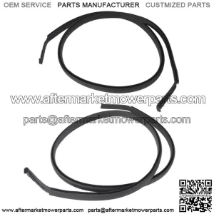 For Toyota Corolla 2009 2010-2013 Black Roof Trim Molding Kit ABS 2PCS