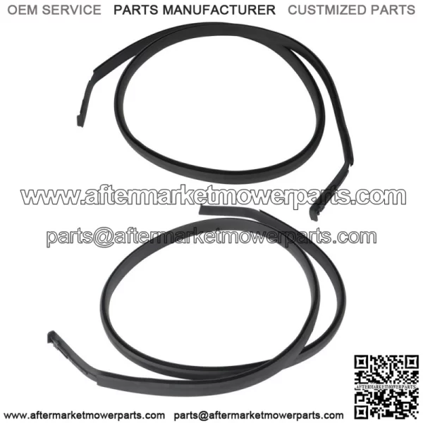 For Toyota Corolla 2009 2010-2013 Black Roof Trim Molding Kit ABS 2PCS