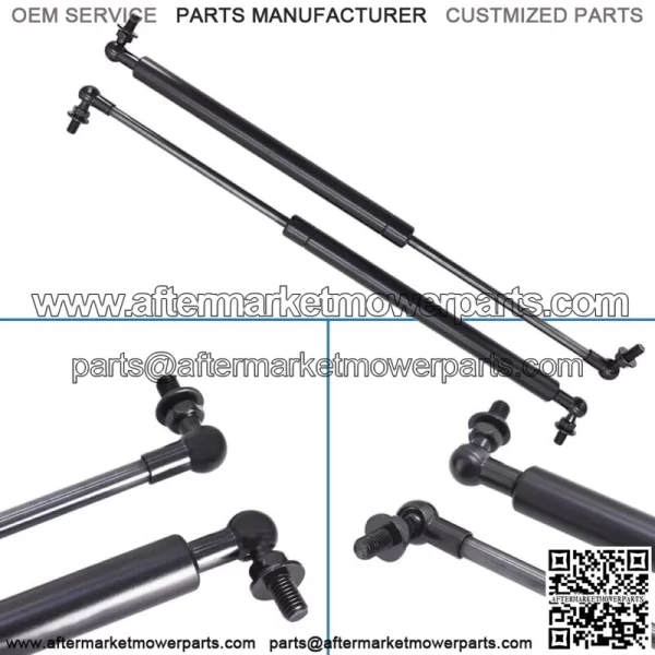 2Pcs Gas Spring Lift Support Black Metal For 2003-2009 Lex GX470 4Dr Hood - Image 2