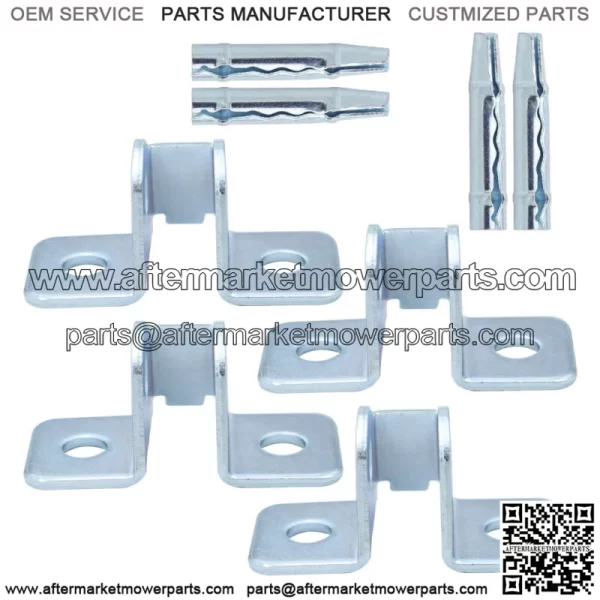 For 1984-01 Jeep Cherokee XJ 4 Door Check Bracket & Pin Replacement Repair 8PC