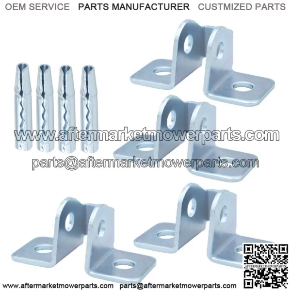 For 1984-01 Jeep Cherokee XJ 4 Door Check Bracket & Pin Replacement Repair 8PC - Image 3