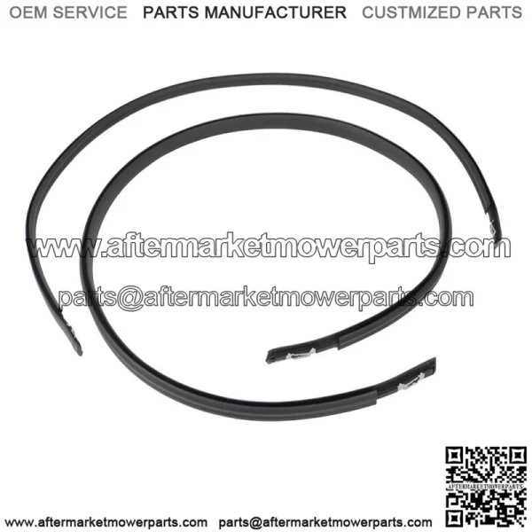 Roof Trim Molding Kit Fit For 2012-15 Honda Civic 2pcs 74316-TR0-A12 BLK - Image 2