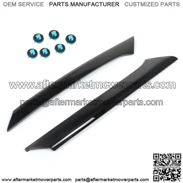 For 09-18 Ford Flex Windshield Outboard Passenger And Driver's Side Trim Black - Image 2