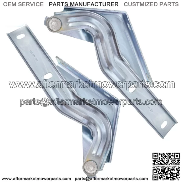 Hood Hinge For 2012 2013 2014 2015 Volkswagen Passat VW1236116 VW1236115 Silver - Image 3