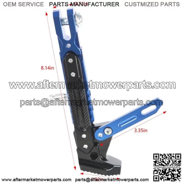 Motorcycle CNC Adjtable Kickstand Foot Side Parking Bracket Support Stand - Image 2