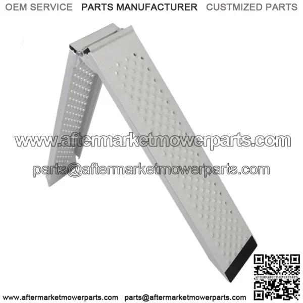 Aluminum 76" Folding Loading Ramp Lawnmower ATV Truck Motorcycle Ramp Bike 600LB