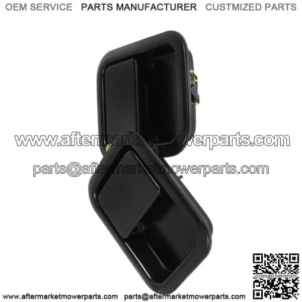 Black Door Handle Metal Pair Outside Full For 1991-2006 Jeep Wrangler YJ TJ
