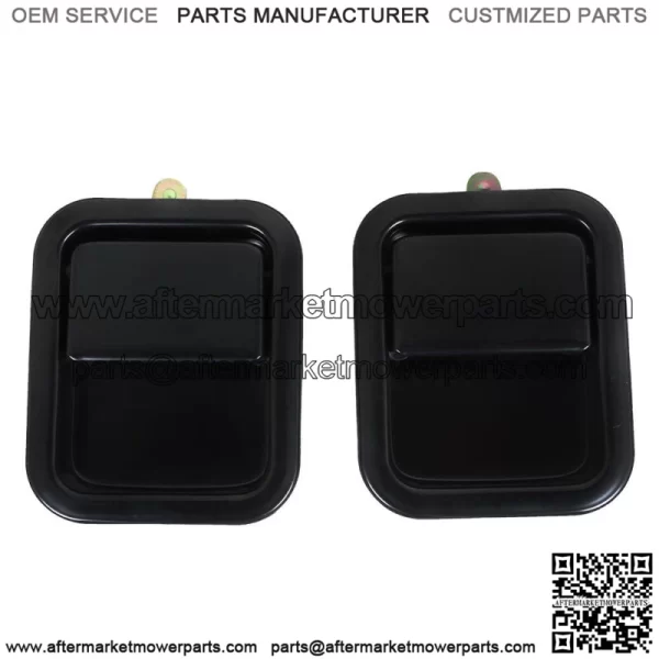 Black Door Handle Metal Pair Outside Full For 1991-2006 Jeep Wrangler YJ TJ - Image 2