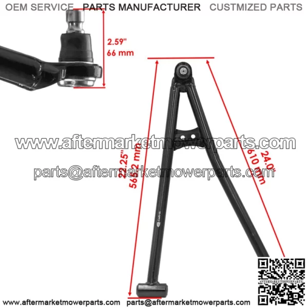 1021416-458 1021416-133 Front Control Arm For Polaris Lower Left - Image 2