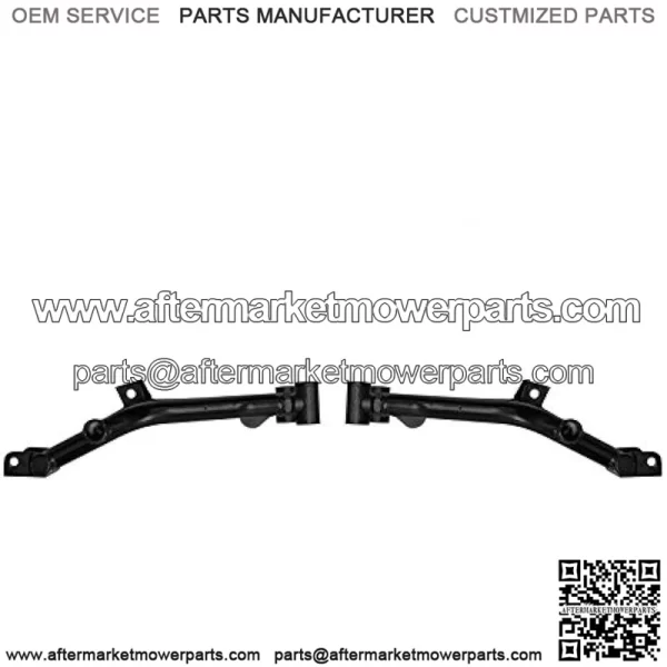 Rear Arched Rear 1.5" Offset A-Arms for Polaris RZR 800 4/800 S (2009-2014) - Black - Image 3