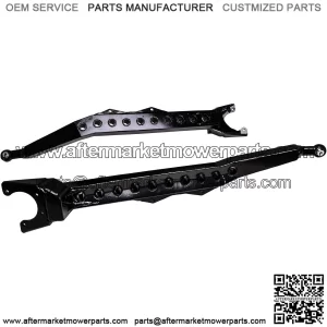Rear Trailing Arms for 2018+ Polaris RZR XP Turbo S | 2019+ Polaris RZR XP 4 Turbo S | 2019+ Polaris Turbo S Velocity | 2019+ Polaris RZR XP 4 Turbo S Velocity | Clears 40" tires | Black