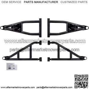 2" Forward Offset A-Arms/Control Arm for Polaris Ranger XP 900  (2016) - Stronger Than OEM! - Black