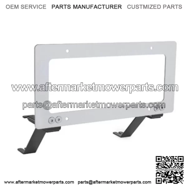 Tesla license plate frame model Y #silver