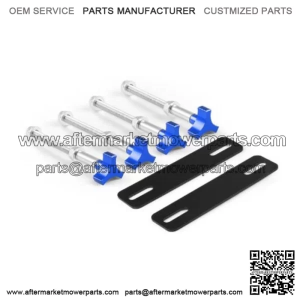 Mud escape plate mounting bracket 1# (145mm) blue
