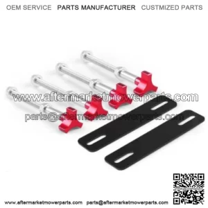 Mud escape plate mounting bracket 1# (145mm) red