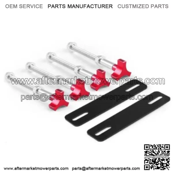 Mud escape plate mounting bracket 1# (145mm) red