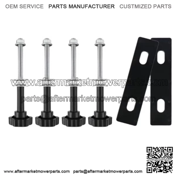 Mud escape plate mounting bracket 1# (110mm) black - Image 2