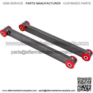 Lower control arms, boxed, non-adj, poly bushings