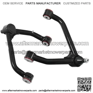 Pair (2 PCS) Front Upper Control Arm Compatible with 2014-2018 Silverado Sierra 1500 2WD 4WD 2-4" Tubular Lift Kit with PU Bushings Ball Joints UCA Greasable