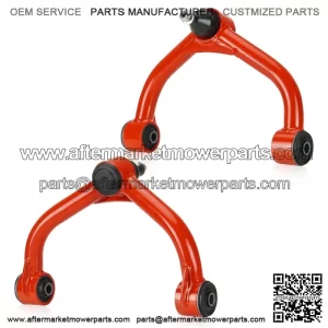 Front Upper Control Arms with Ball Joints Red Tubular Suspension kit Fit for Chevrolet Silverado 2500HD 3500HD Fit for GMC Sierra 2500HD 3500HD 11-19 2-4" Lift Suspension Kit Adjustable Control Arm