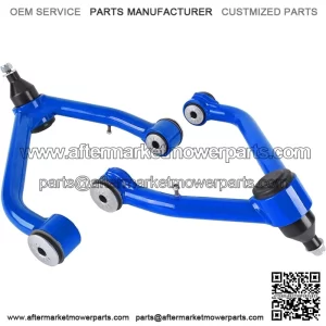Front Upper Control Arms for 2014-2018 Silverado Sierra 1500 2 PCS 2-4" Lift Blue Tubular Front Suspension Control Arm Compatible with 2014-2020 Tahoe
