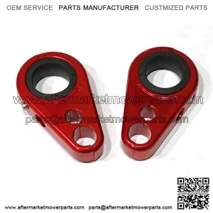 Billet Red Front A-Arm Brake Line Clamps Yamaha Banshee 350 Blaster 200