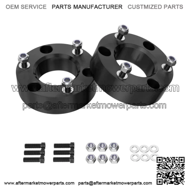 2.5" Front Leveling Lift Kit Compatible with 2007-2024 Silverado/Sierra 1500, Leveling Lift Kit for 2007-2024 Silverado/Sierra 1500 Forged Front Strut Spacers Raise the Front of your Car by 2.5"
