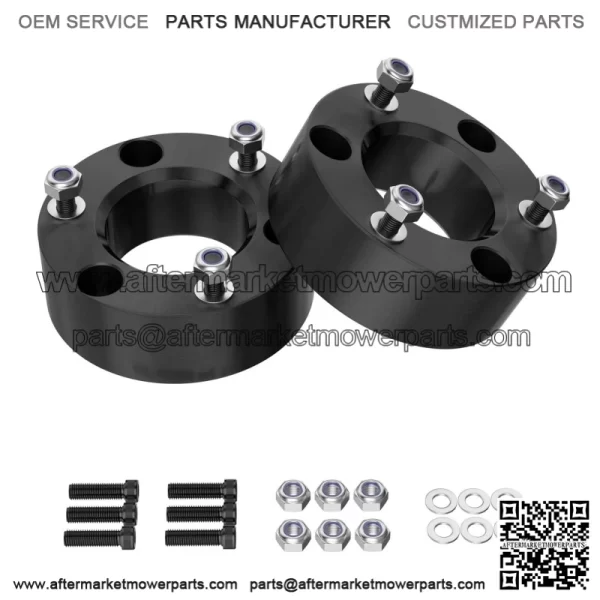 3" Front Leveling Lift Kit Compatible with 2007-2024 Silverado/Sierra 1500, Leveling Lift Kit for 2007-2024 Silverado/Sierra 1500 Forged Front Strut Spacers Raise the Front of your Car by 3"