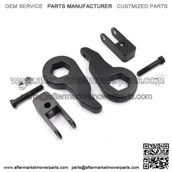 1-3 inch Leveling Lift Kit with Shock Extender Brackets Compatible with 1999-2007 Chevrolet Silverado 1500 Tahoe Avalanche & GMC Sierra Yukon 4WD Torsion Bars Keys
