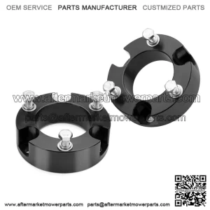 3" Front Leveling Lift Kits fit for Tacoma 2005-2023 4Runner 2003-2023 FJ Cruiser 2007-2015??Forged 6061-T6 Aluminum Strut Spacers Raise Front 3inch on To-yo-ta Pickup(Package of 2pcs,Black)