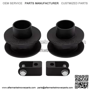 2" Front Leveling Kit for 2005-2024 Ford F250 / F350 Super Duty 4WD High-Strength Steel Coil Spring Lift Spacers & Shock Mount Extenders