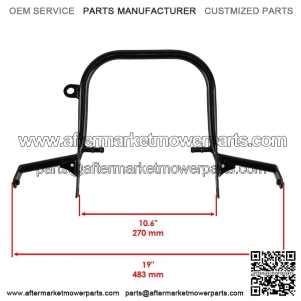 Rear Carrier Grab Bar For Yamaha Raptor 700 YFM700 SE 2008-2012 1S3-2845R-31-00 (For: Yamaha Raptor 700) - Image 2
